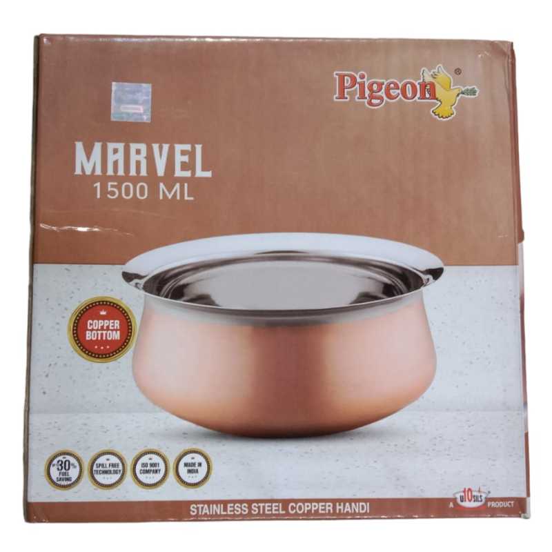 Pigeon Marvel 1500 ML SS Copper Handi