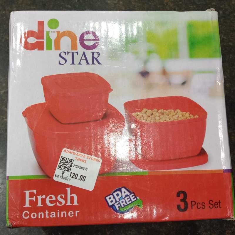 Dine Star 3 Piece Container